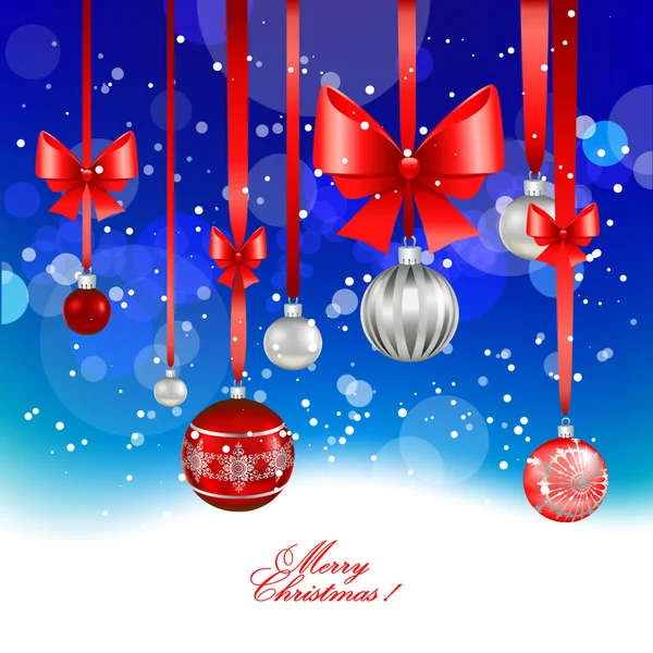 Christmas festive background — Stock Vector