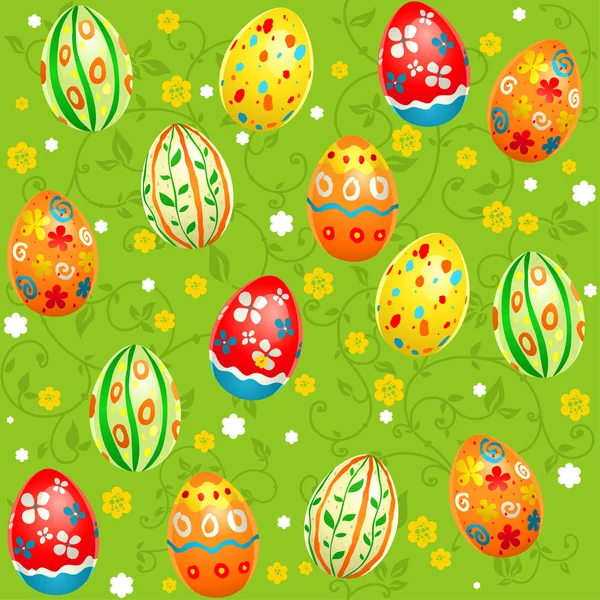 Easter seamless pattern — Stock Vector