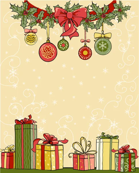 Hediyeli Noel arkaplanı