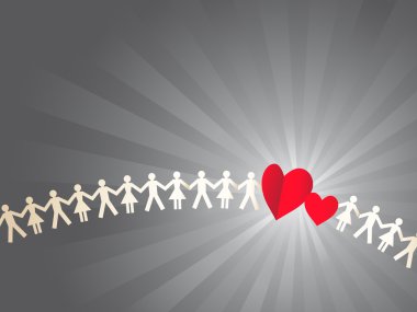 hearts kağıt kalabalık