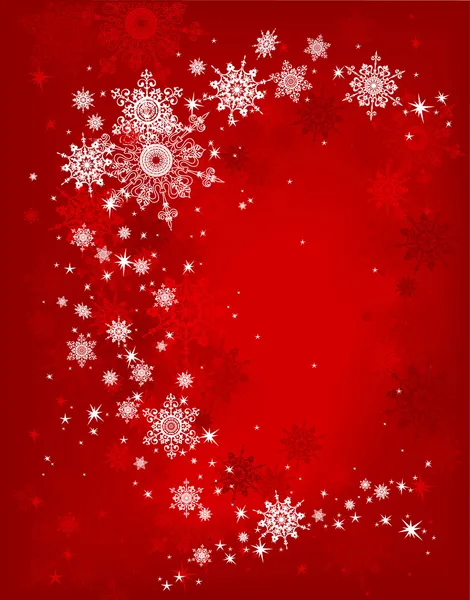 红色圣诞背景 — 图库矢量图片