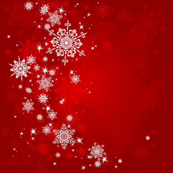 Fond rouge de Noël — Image vectorielle