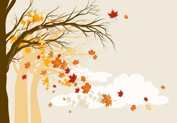 Autumn background — Stock Vector