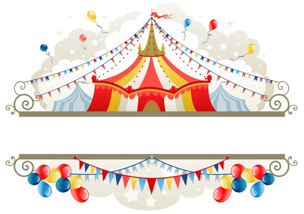 Circus tent frame — Stockvector