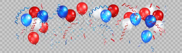 Σύνολο εορταστικών μπαλονιών — Διανυσματικό Αρχείο
