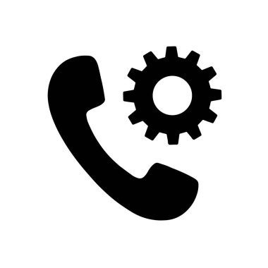 Uygulama ve ileti için telefon simgesi simgesi