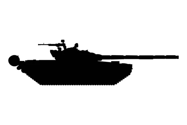 Military Tank Simple Icon Web App — Stock Vector