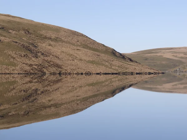 Claerwen водосховище, Elan Долина — стокове фото