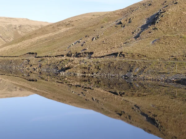 Claerwen reservoir, Elan Valley — 图库照片