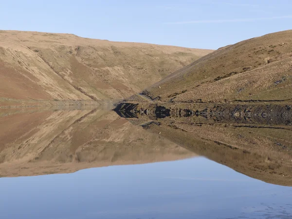 Claerwen reservoir, Elan Valley — 图库照片