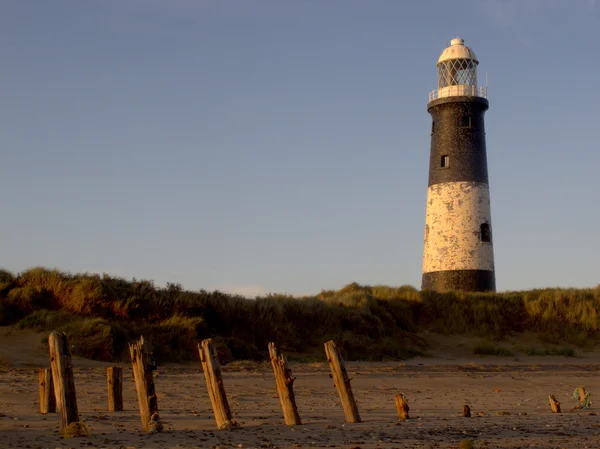 Spurn punkt fyrtårn - Stock-foto