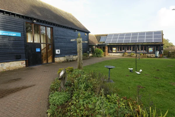 Visitor, centre,Pulborough, Brooks ,RSPB, Reserve — Stock Photo, Image