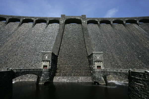 Claerwen dam, Elan Valley, — Stock Photo, Image