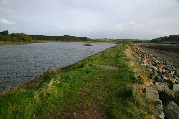 Gann Estuary near Dale — Stock Photo, Image