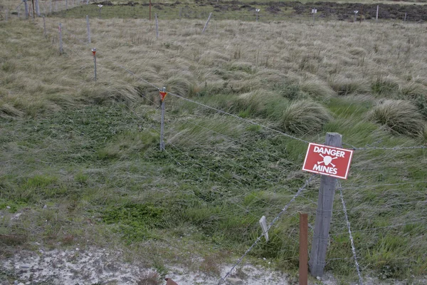 Landmines sign — Stock Photo, Image