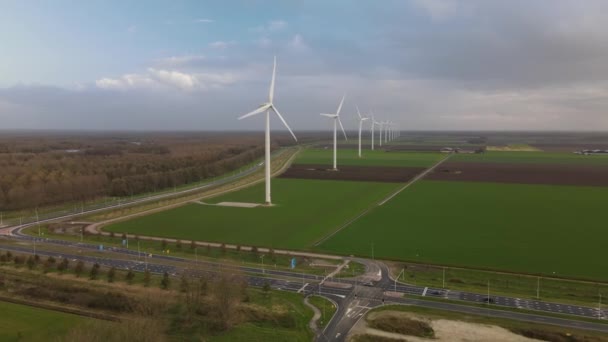 Zeewolde, 7th of November 2021, The Netherlands. — Stock Video