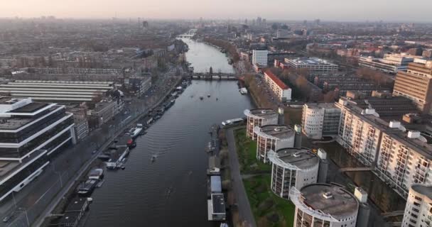Амстердам Апреля 2022 Года Нидерланды — стоковое видео