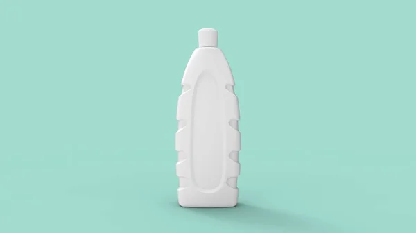 Rendering Empty Blank Shampoo Bottle Toiletry Packaging Mock Product Standing — Φωτογραφία Αρχείου