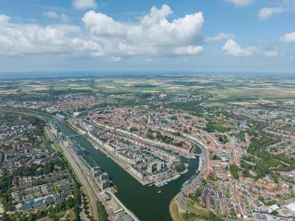 Middelburg Capital City Dutch Province Zeeland Former Island Walcheren Urban — Stockfoto