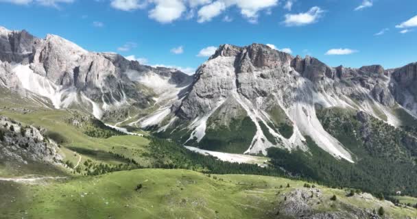 Dolomite Mountains Dolomite Alps Dolomitic Alps Mountain Range Located Northeastern — Video