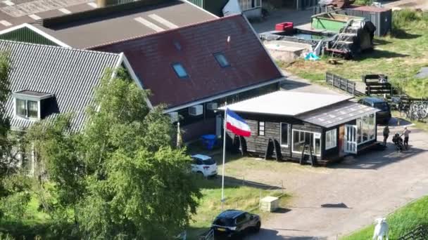Farmers Protest Netherlands Dutch Flag Upside Protest Actions Different Groups — Vídeo de Stock