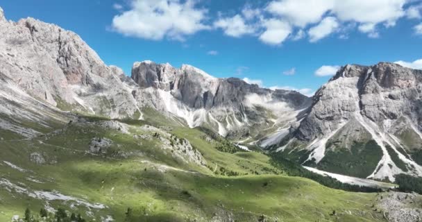 Dolomite Mountains Dolomite Alps Dolomitic Alps Mountain Range Located Northeastern — Video