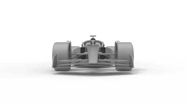 三维渲染汽车跑车空白计算机生成模型 V12 V10高速空气动力跑车 锦标赛与极限运动比赛 汽车赛车手 空白模板 — 图库照片