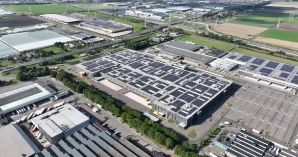 Centro Distribución Más Grande Automatizado Zalando Bleiswijk — Vídeos de Stock