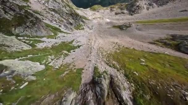 Switzerland Susten Pass Mountain Pass Swiss Alps Connecting Innertkirchen Wassen — Stock video