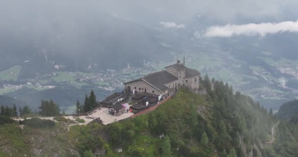 Aigles Nid Kehlsteinhaus Guerre Mondiale Histoire Ancienne Maison Montagne Adolf — Video