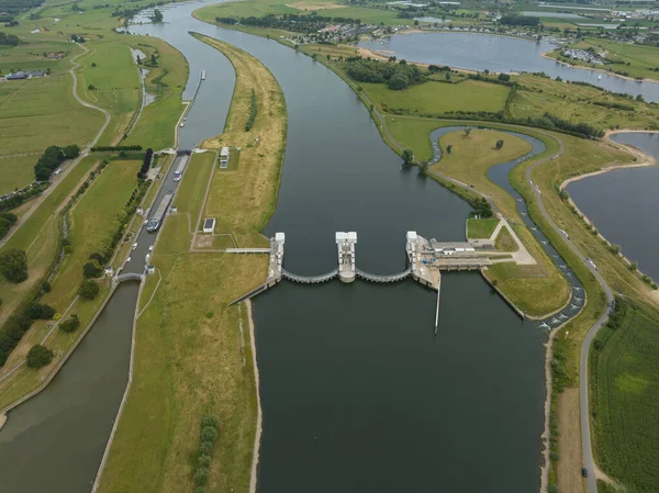 Amerongen weir and lock complex is a hydraulic work of art in the Netherlands. .including a hydroelectric power station on the Lower Rhine.