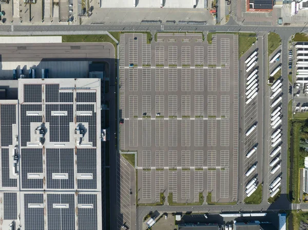 Büyük Otomatik Dağıtım Dağıtım Merkezi Zalando Bleiswijk — Stok fotoğraf