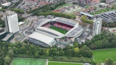 Utrecht, 6 Ekim 2022, Hollanda. Stadion Galgenwaard, Utrecht 'te bulunan bir futbol stadyumu..