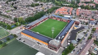 Volendam, 25 Eylül 2022, Hollanda. FC Volendam Hollanda Eredivisie futbol stadyumu Kras Stadyumu.