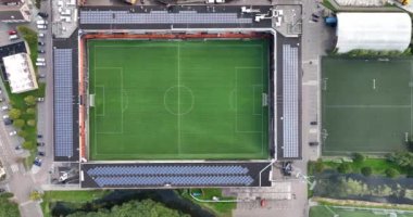 Volendam, 25 Eylül 2022, Hollanda. FC Volendam Hollanda Eredivisie futbol stadyumu Kras Stadyumu.