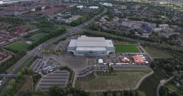 Arnhem September 2022 Nederländerna Gelredome Multifunktionell Arena Arnhem South Hem — Stockvideo