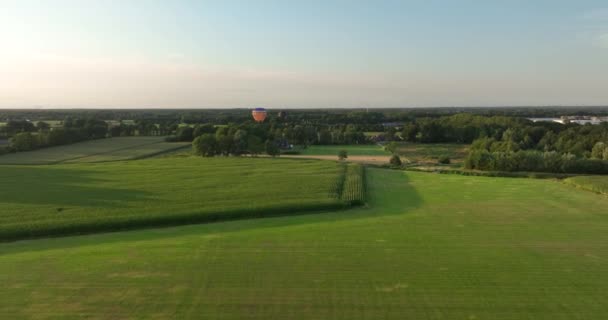 Barneveld 3Th August 2022 Netherlands Bas Balloon Rides Balloon Sailing — Vídeos de Stock