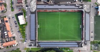 Volendam, 25 Eylül 2022, Hollanda. FC Volendam Hollanda Eredivisie futbol stadyumu Kras Stadyumu.