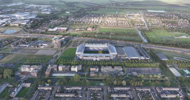 Heerenveen Oktober 2022 Belanda Abe Lenstra Stadion Friesland Rumah Dari — Stok Video