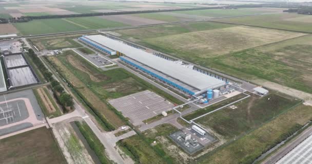 Middenmeer Augustus 2022 Nederland Google Datacenter Agriport Faciliteert Clouddiensten Verbetert — Stockvideo