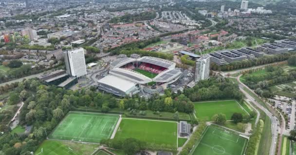 Utrecht 6Th October 2022 Netherlands Stadion Galgenwaard Football Stadium Utrecht — Stock Video