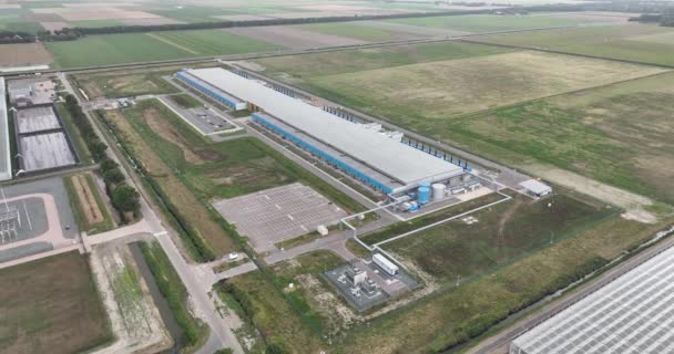 Middenmeer Agosto 2022 Paesi Bassi Google Datacenter Agriport Facilita Servizi — Video Stock