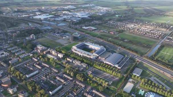 Heerenveen Října 2022 Nizozemsko Abe Lenstra Stadion Frísku Domov Fotbalového — Stock video