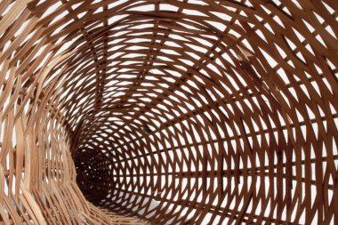 hasır sepet closeup soyut