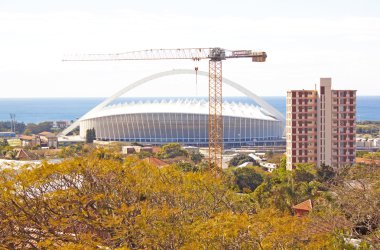 Durban şehri Arial görünümü