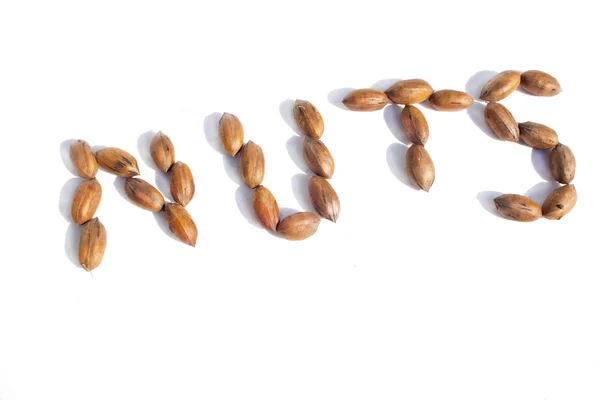 Pecan Nut Arrangement — Stock Photo, Image