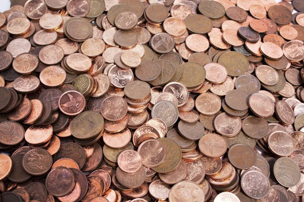 Coleção dispersa de moedas sul-africanas 2 — Fotografia de Stock