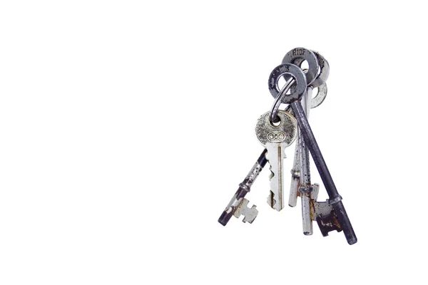 Bando de chaves sortidas — Fotografia de Stock