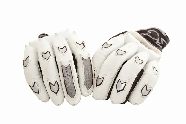 Защитные крикетные перчатки для Бэтменов — стоковое фото