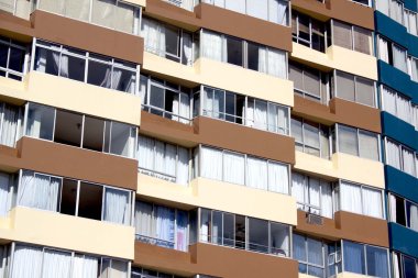 Apartman mimari desen gösterilen yakın çekim